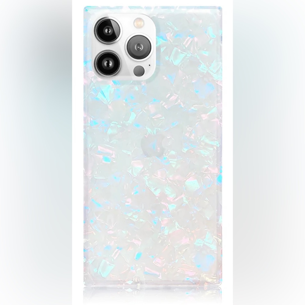 Opal Shell SQUARE iPhone Case by FLAUNT